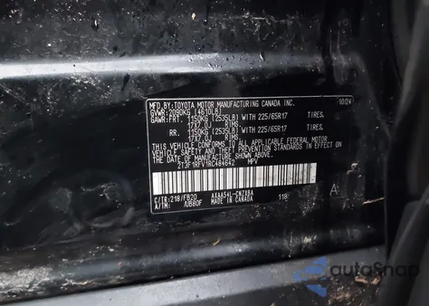 2024 Toyota Rav4 Le z USA, uszkodzony, nr VIN 2T3F1RFV1RC484642